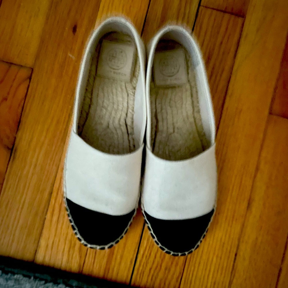 Tory Burch Dulce De Leche Flat Espadrilles